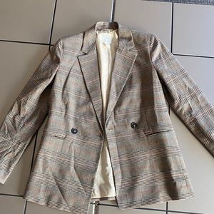 H&M PLAID BLAZER